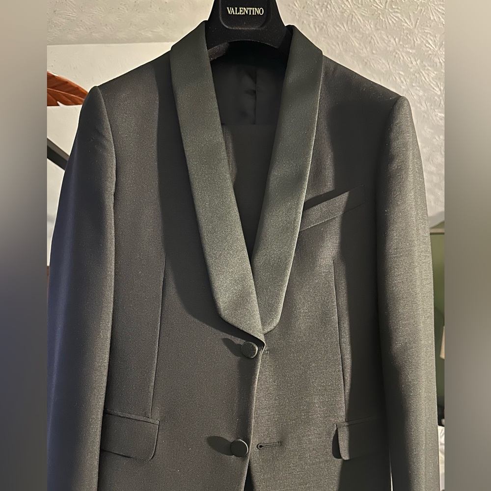 Valentino Black Tuxedo Slim Fit
